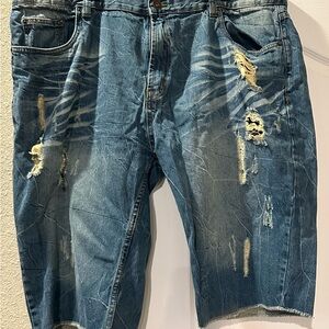 Men’s denim shorts